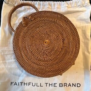 Faithfull the Brand Tan Round Bag